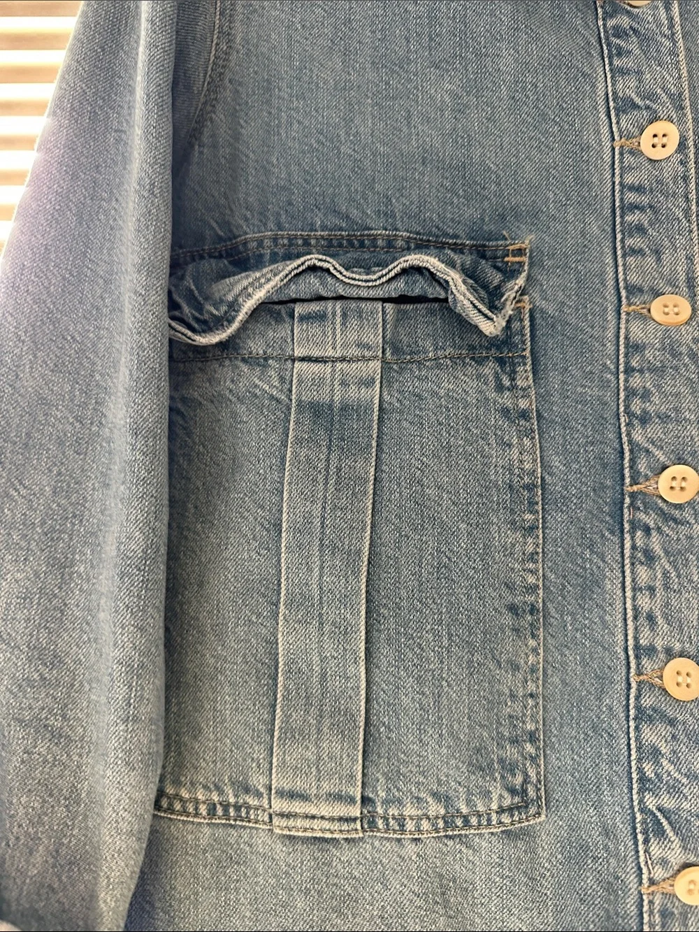Zara Light Blue Denim Romper Jumpsuit - Picture 2 of 14